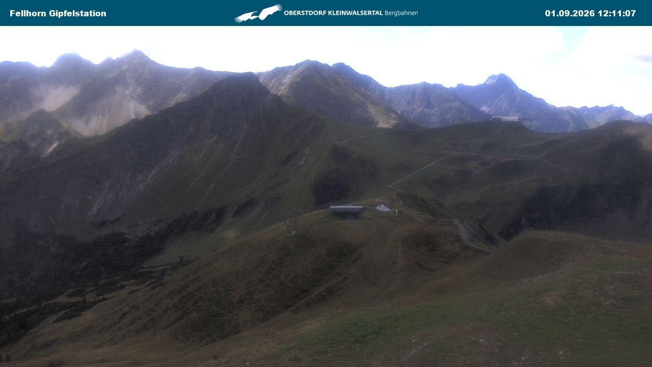 Archiv Foto Webcam Bergstation Fellhornbahn (1.967m)