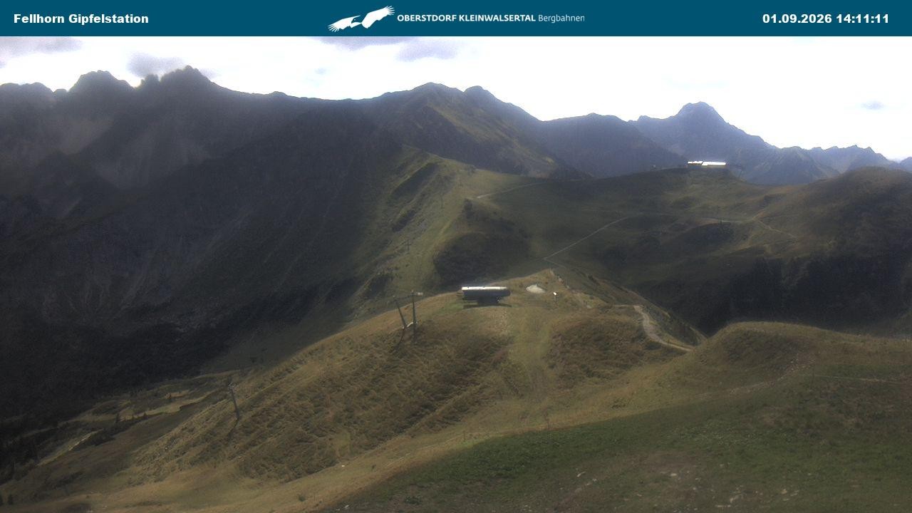 Archiv Foto Webcam Bergstation Fellhornbahn (1.967m)