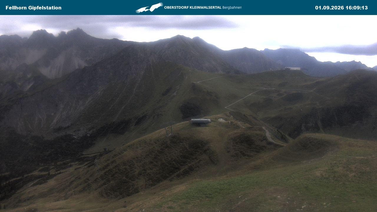 Archiv Foto Webcam Bergstation Fellhornbahn (1.967m)