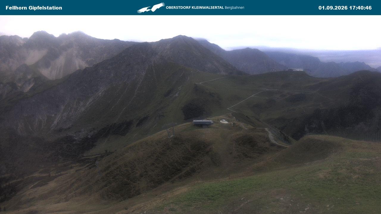 Archiv Foto Webcam Bergstation Fellhornbahn (1.967m)