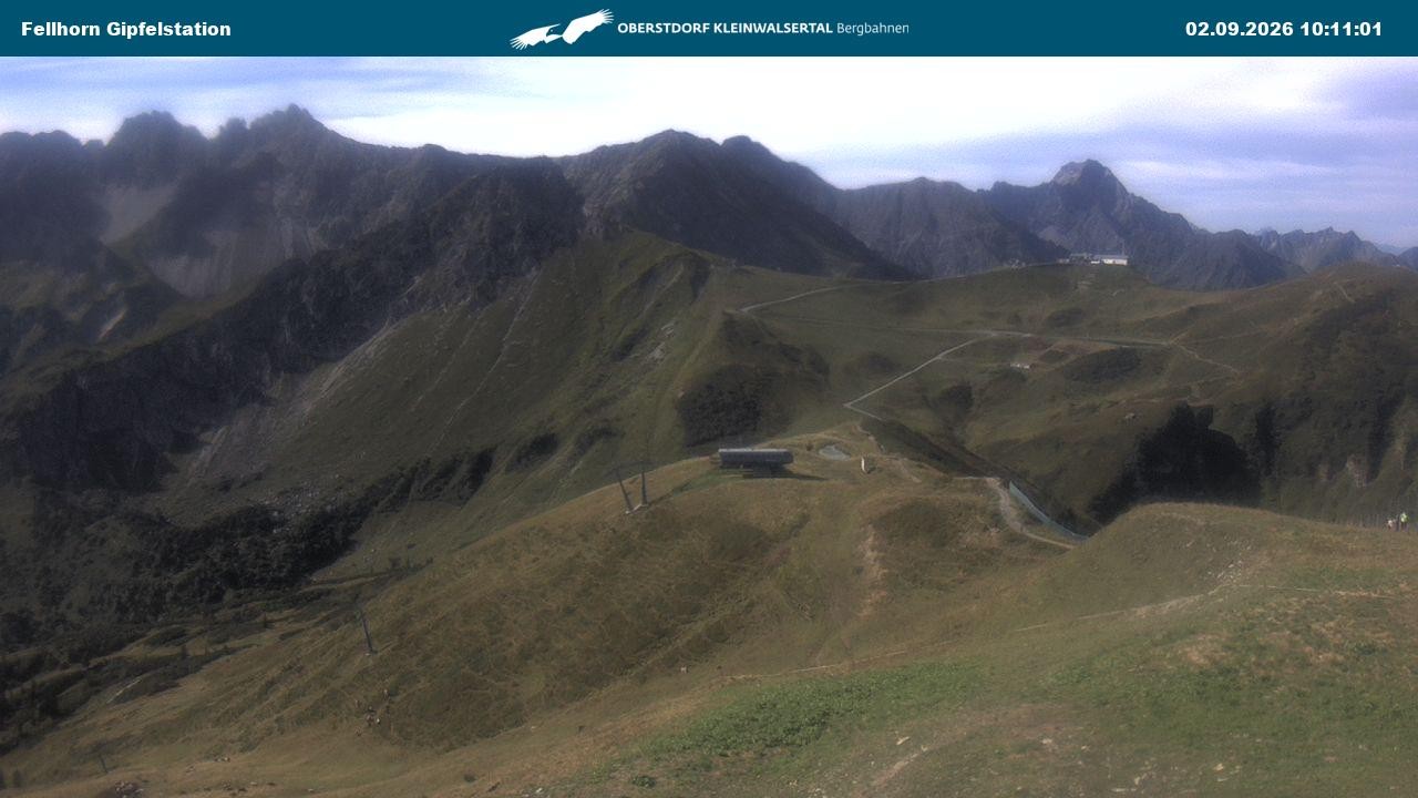 Archiv Foto Webcam Bergstation Fellhornbahn (1.967m)