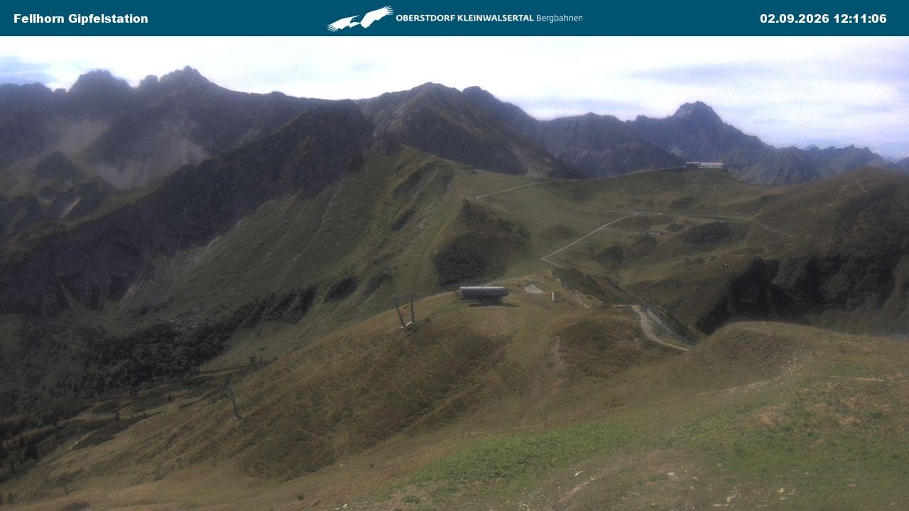 Archiv Foto Webcam Bergstation Fellhornbahn (1.967m)