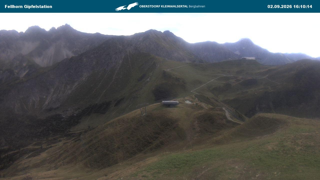 Archiv Foto Webcam Bergstation Fellhornbahn (1.967m)