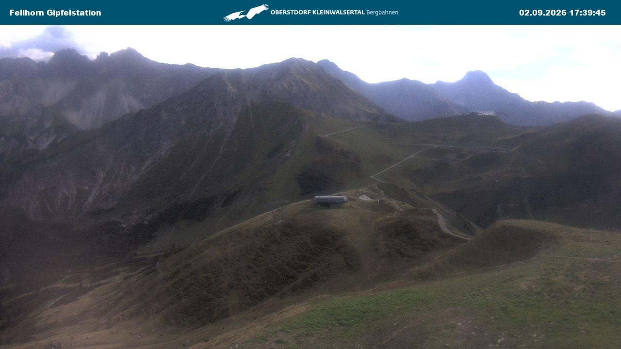 Archiv Foto Webcam Bergstation Fellhornbahn (1.967m)