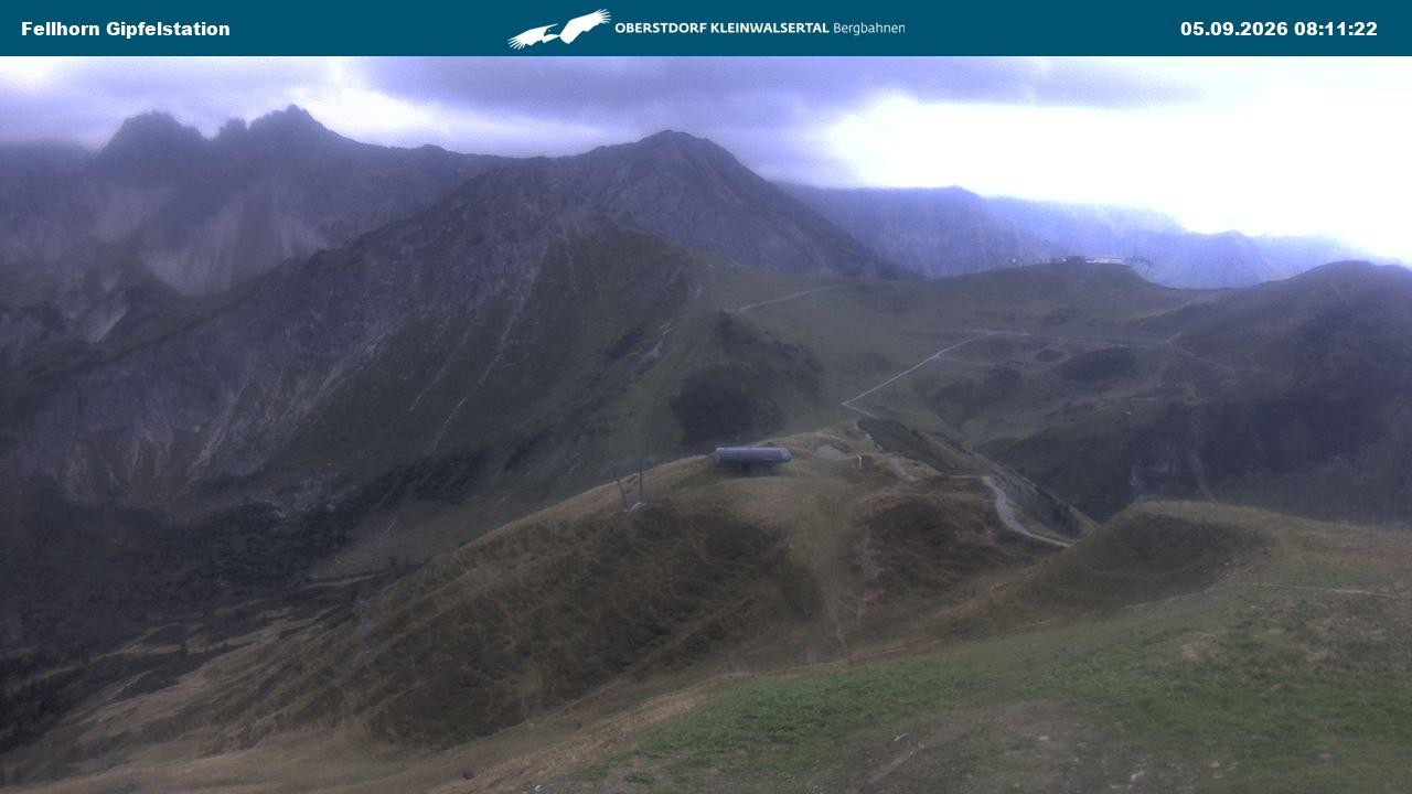 Archiv Foto Webcam Bergstation Fellhornbahn (1.967m)