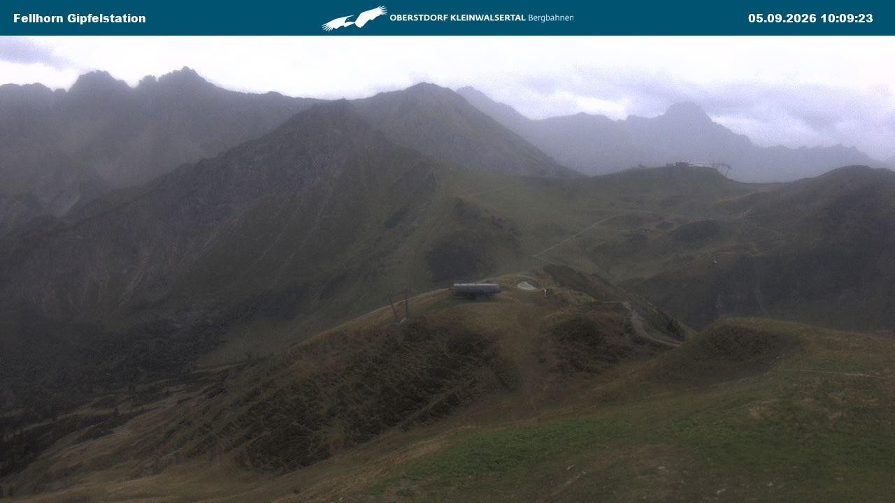 Archived image Webcam Fellhornbahn - Top Station (1.967m)