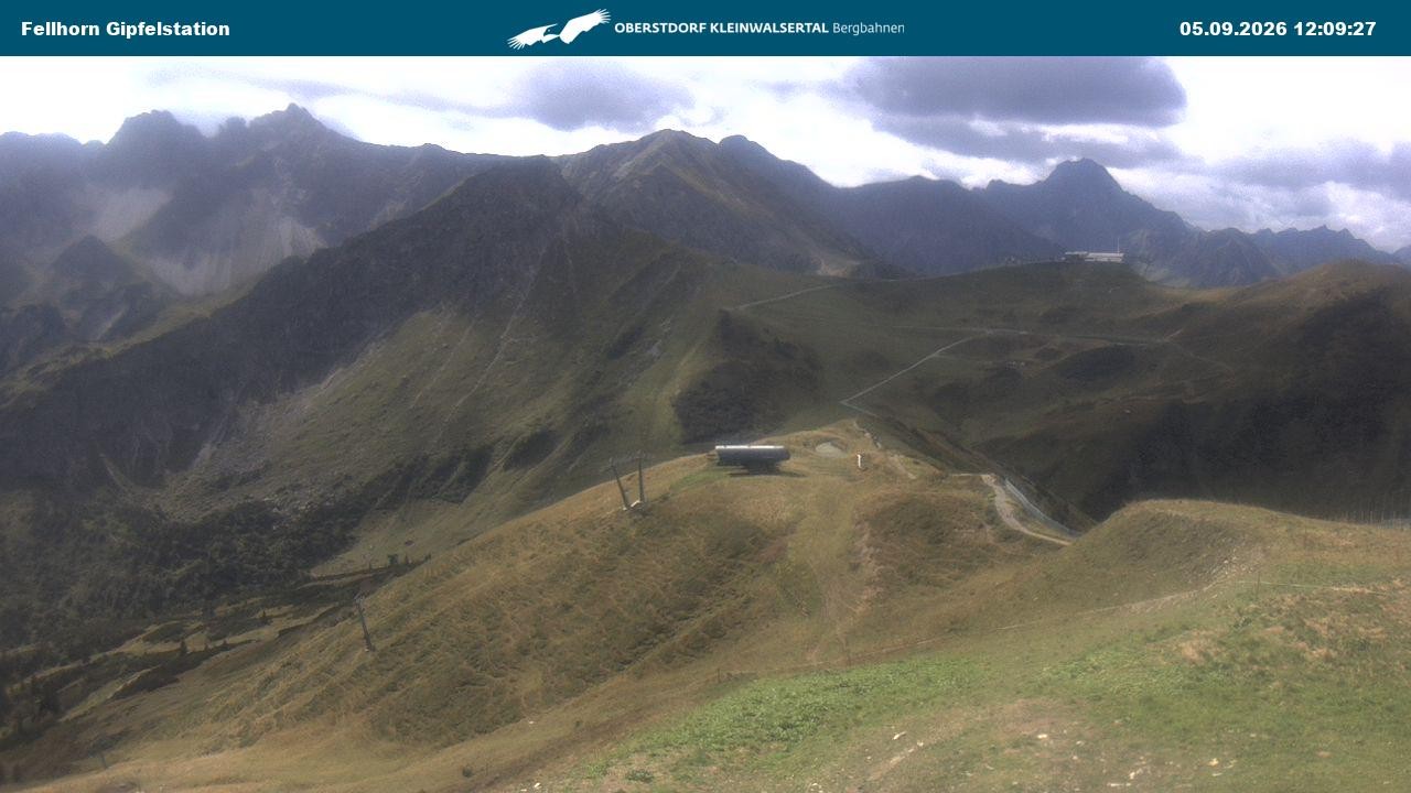 Archived image Webcam Fellhornbahn - Top Station (1.967m)