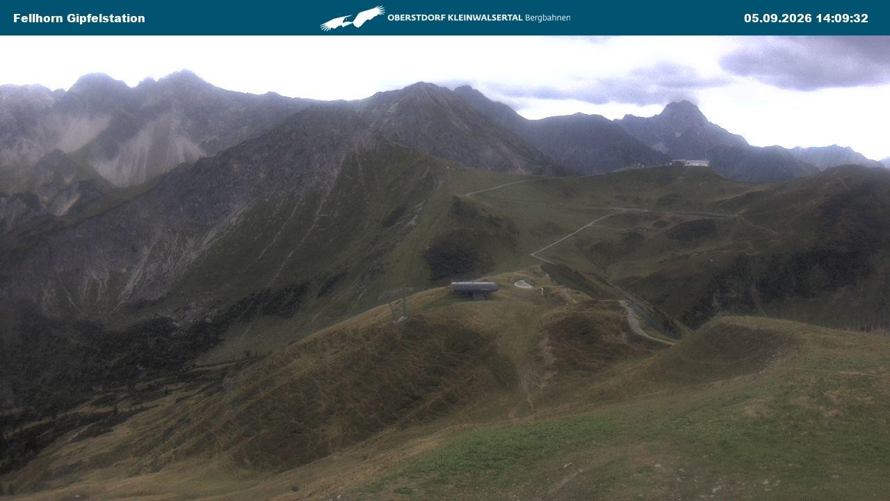Archived image Webcam Fellhornbahn - Top Station (1.967m)