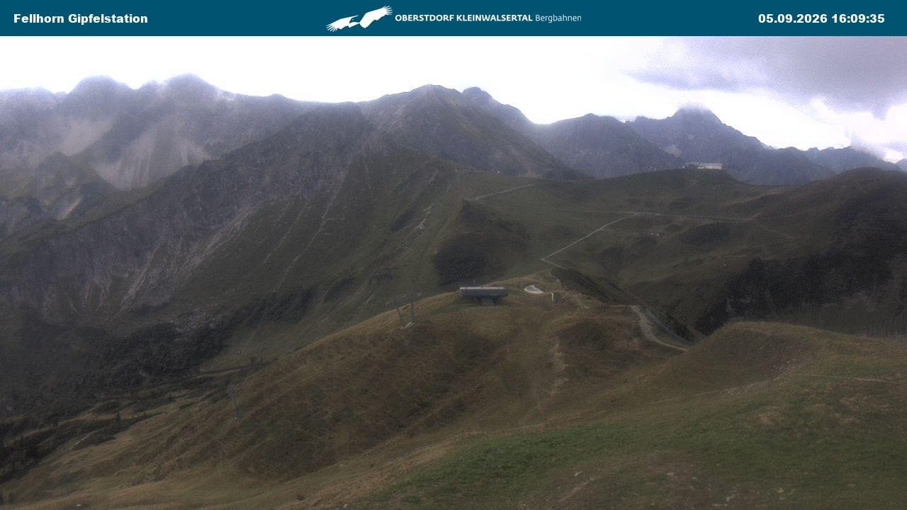 Archived image Webcam Fellhornbahn - Top Station (1.967m)