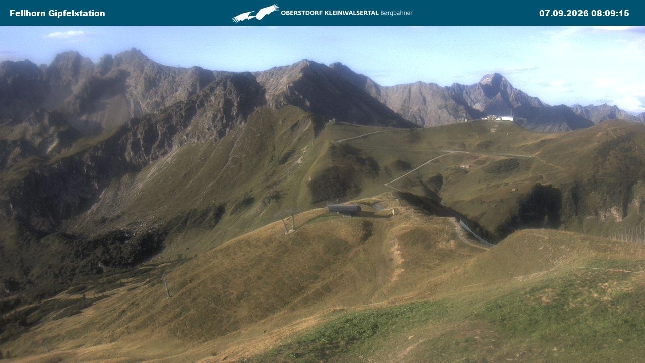 Archiv Foto Webcam Bergstation Fellhornbahn (1.967m)