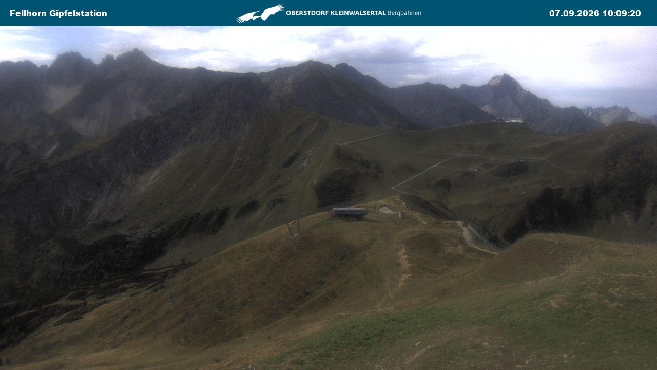Archiv Foto Webcam Bergstation Fellhornbahn (1.967m)