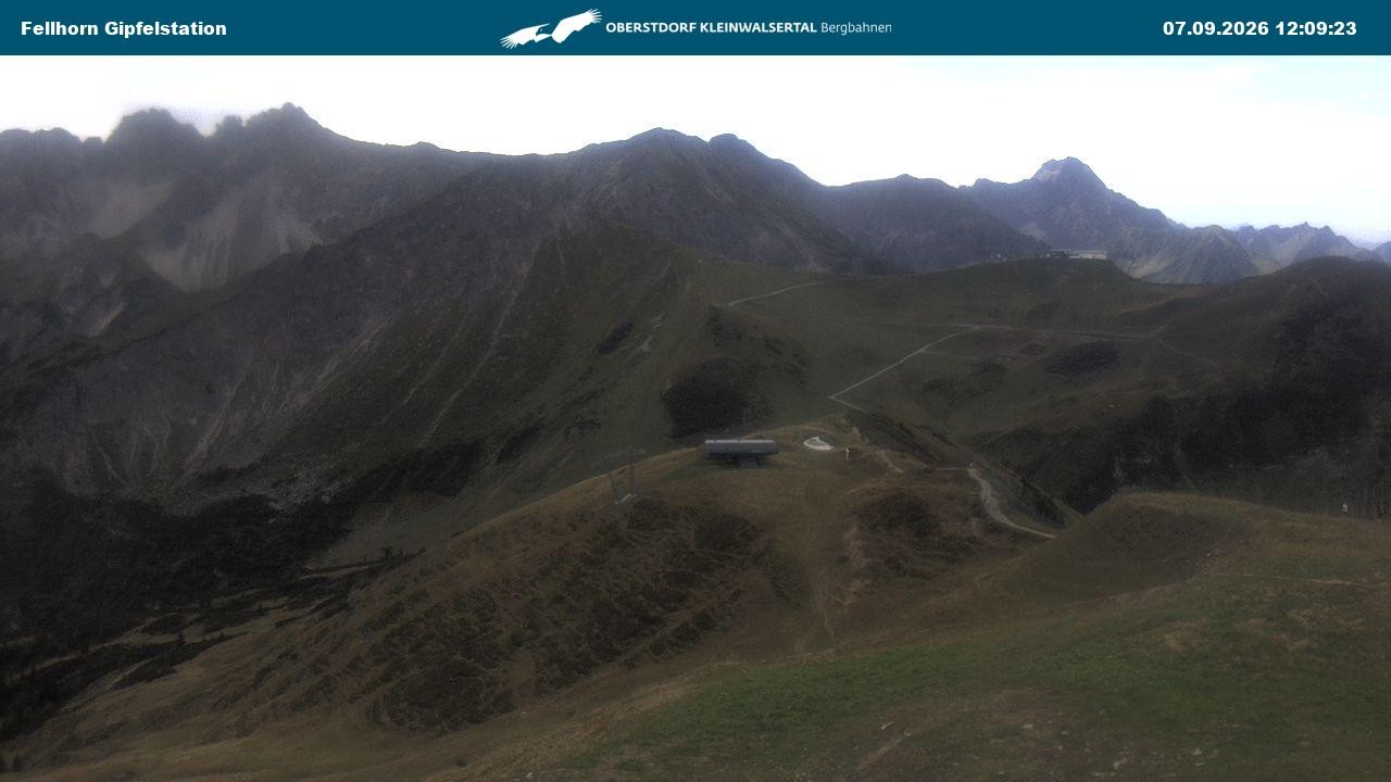 Archiv Foto Webcam Bergstation Fellhornbahn (1.967m)
