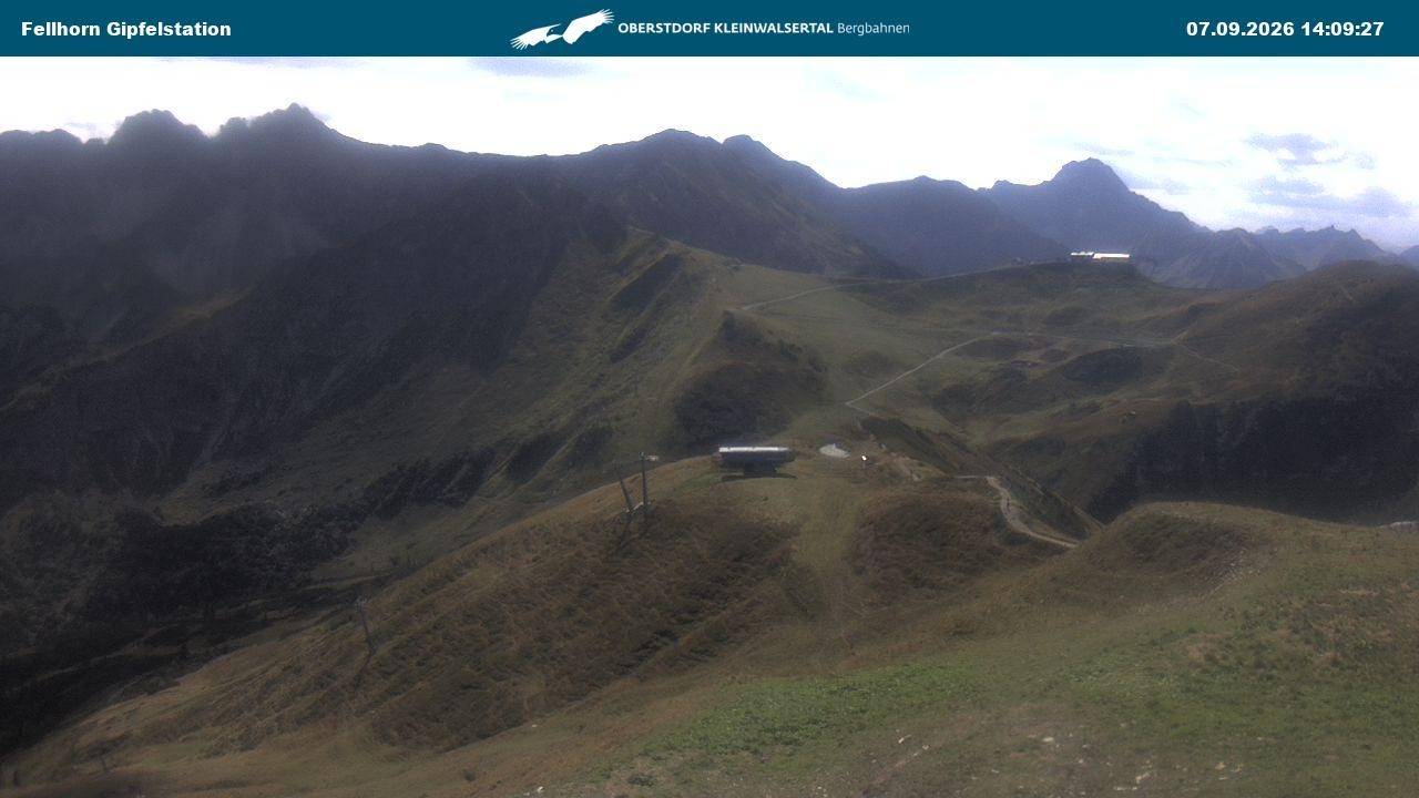Archiv Foto Webcam Bergstation Fellhornbahn (1.967m)