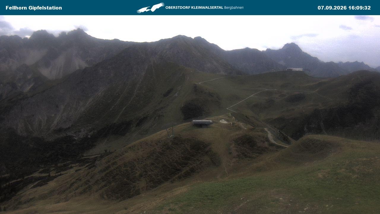 Archiv Foto Webcam Bergstation Fellhornbahn (1.967m)