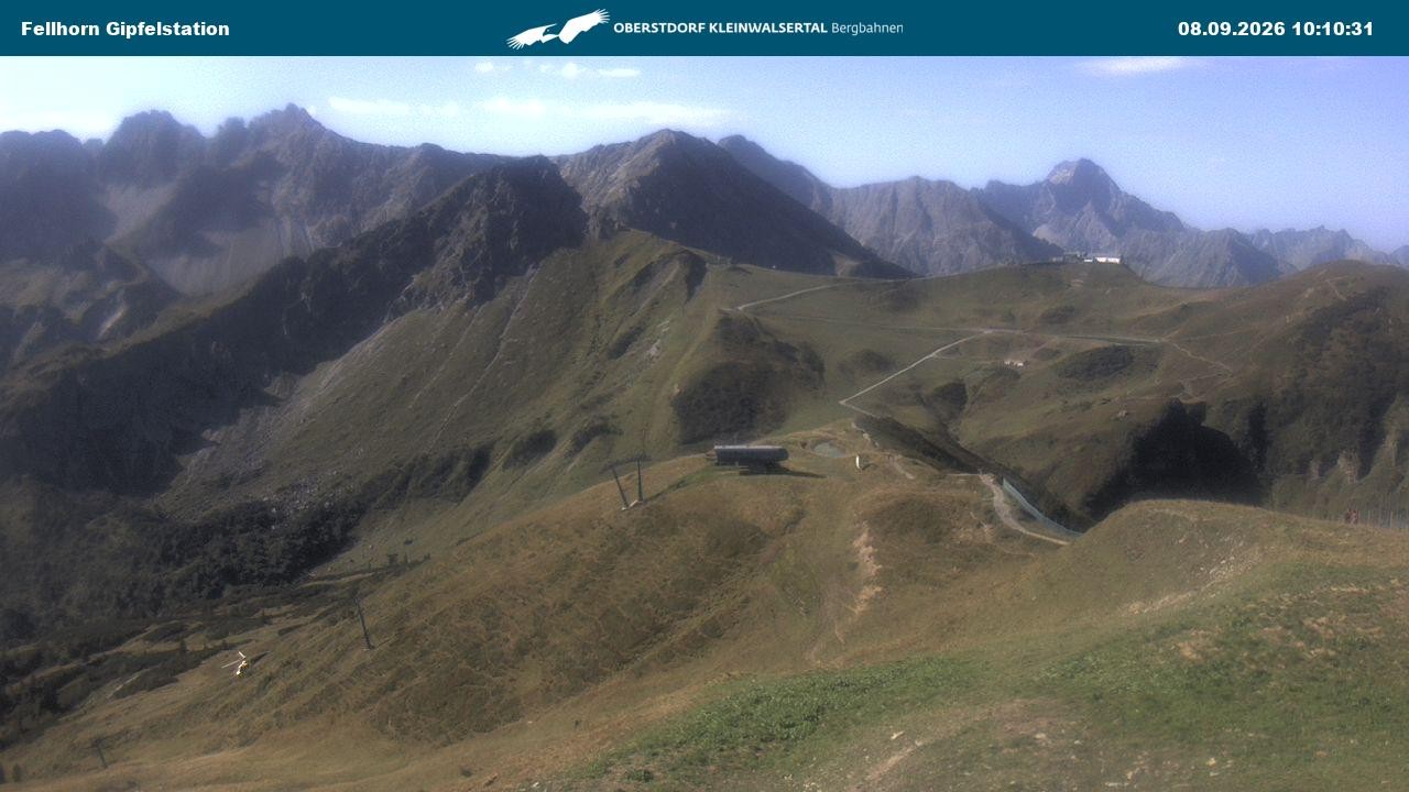 Archiv Foto Webcam Bergstation Fellhornbahn (1.967m)