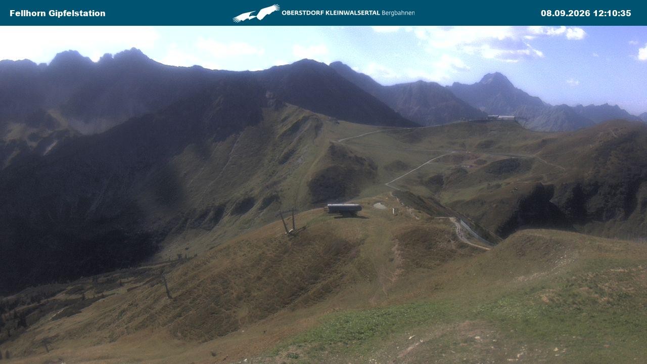 Archiv Foto Webcam Bergstation Fellhornbahn (1.967m)