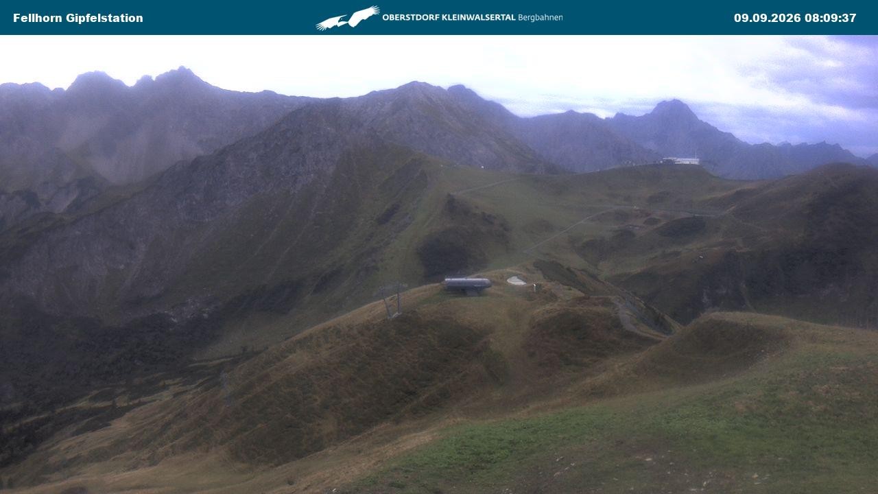 Archiv Foto Webcam Bergstation Fellhornbahn (1.967m)