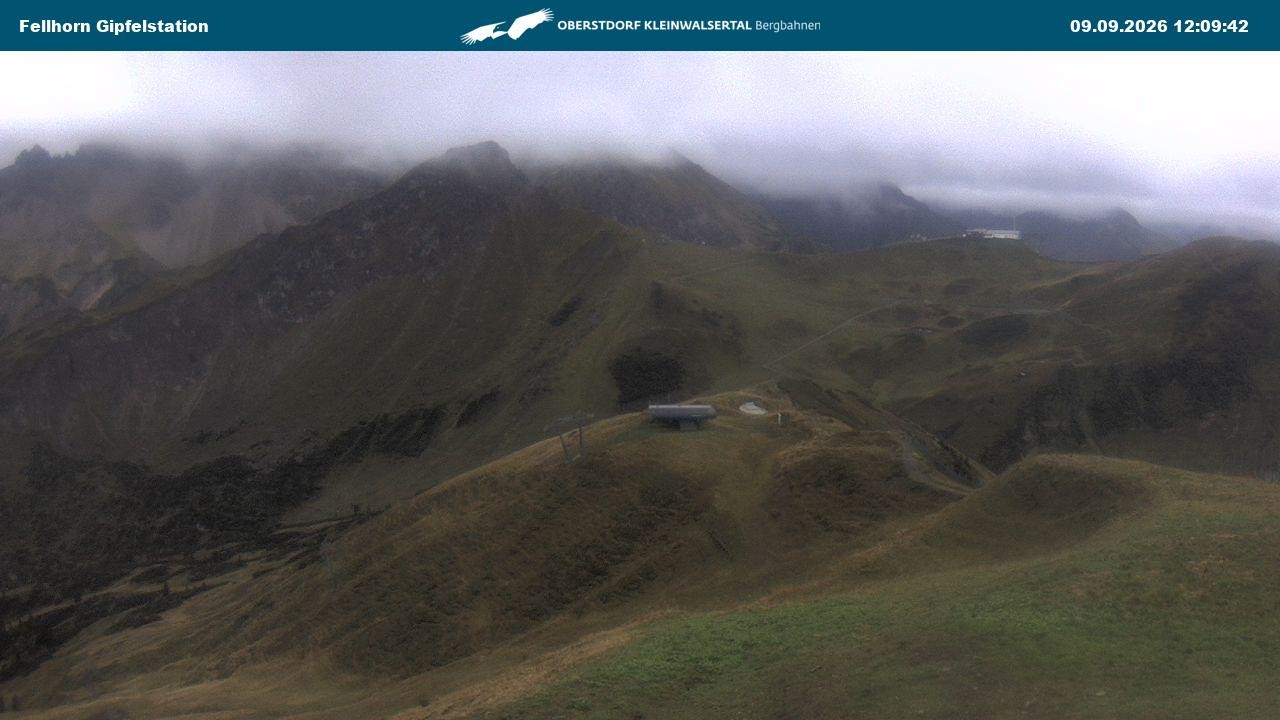 Archiv Foto Webcam Bergstation Fellhornbahn (1.967m)