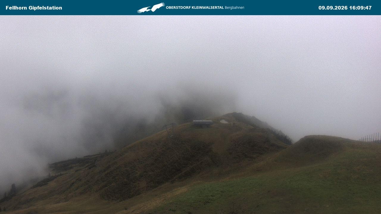Archiv Foto Webcam Bergstation Fellhornbahn (1.967m)