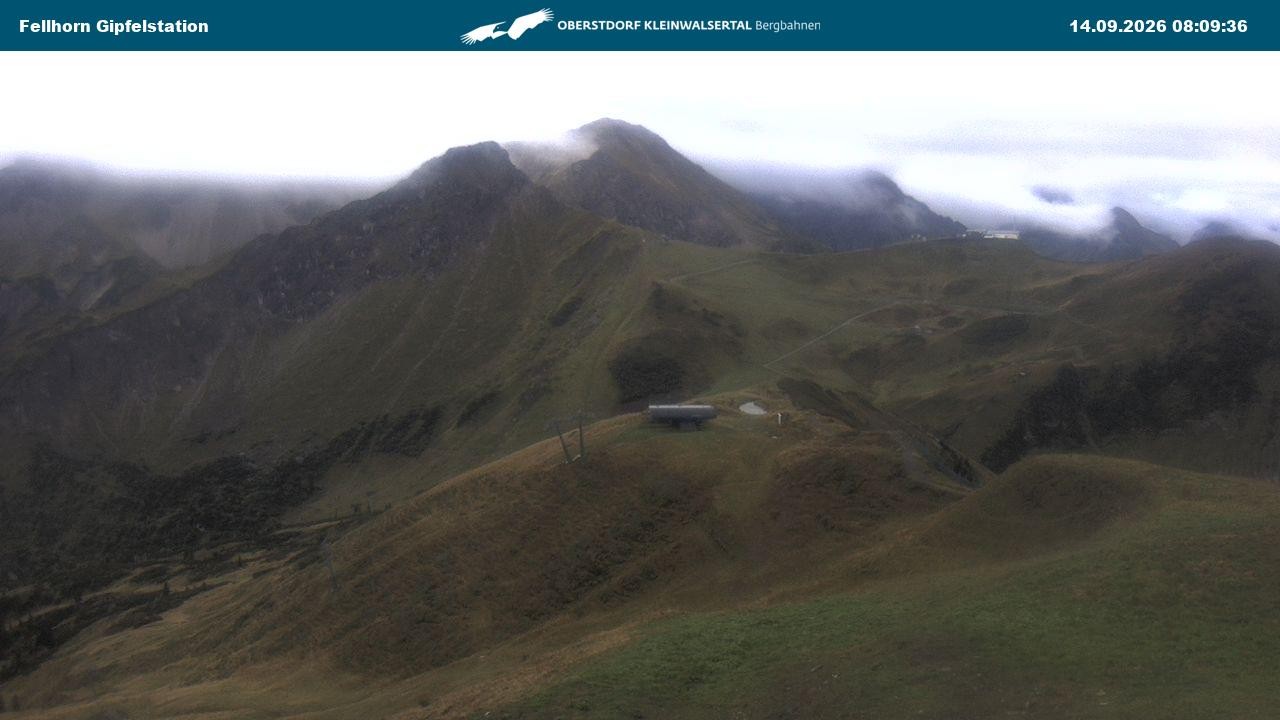 Archiv Foto Webcam Bergstation Fellhornbahn (1.967m)