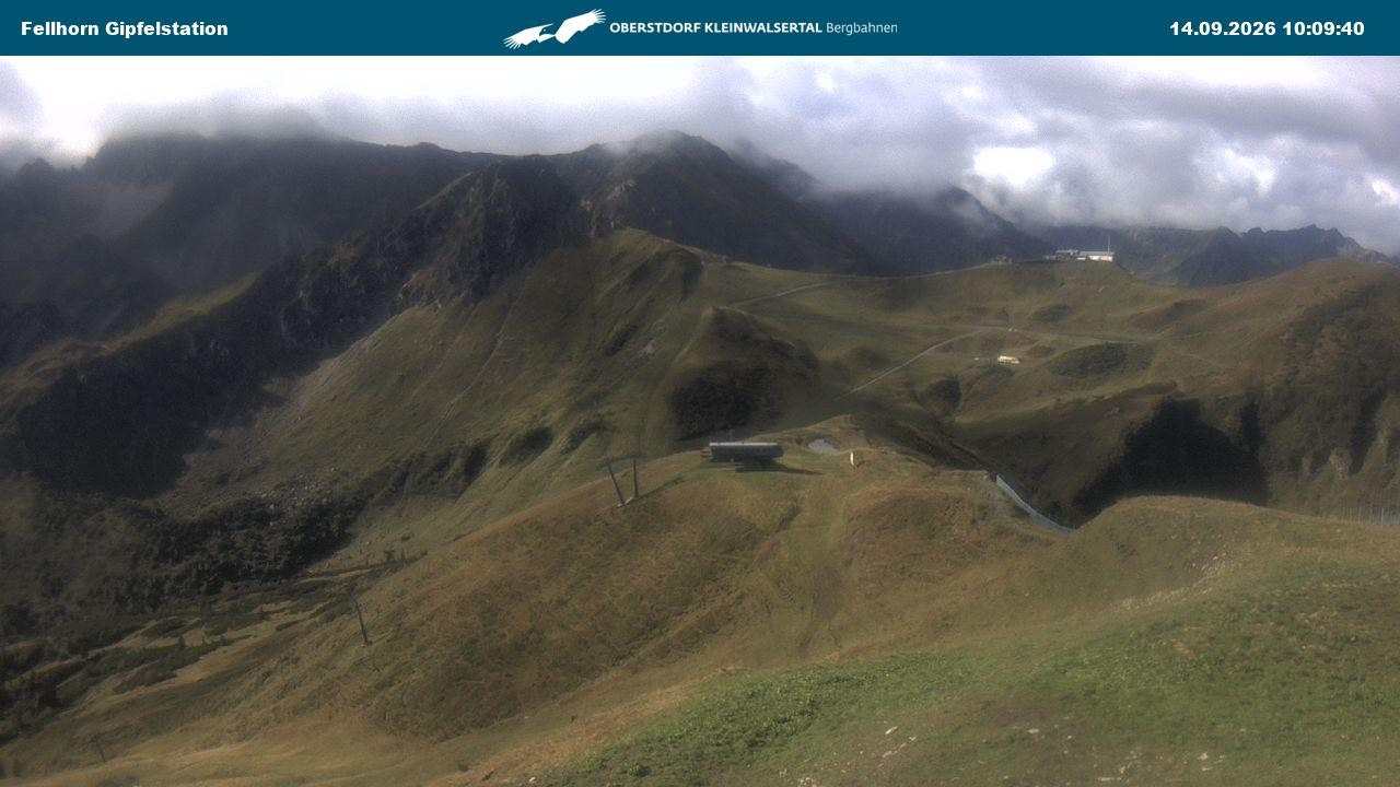 Archiv Foto Webcam Bergstation Fellhornbahn (1.967m)