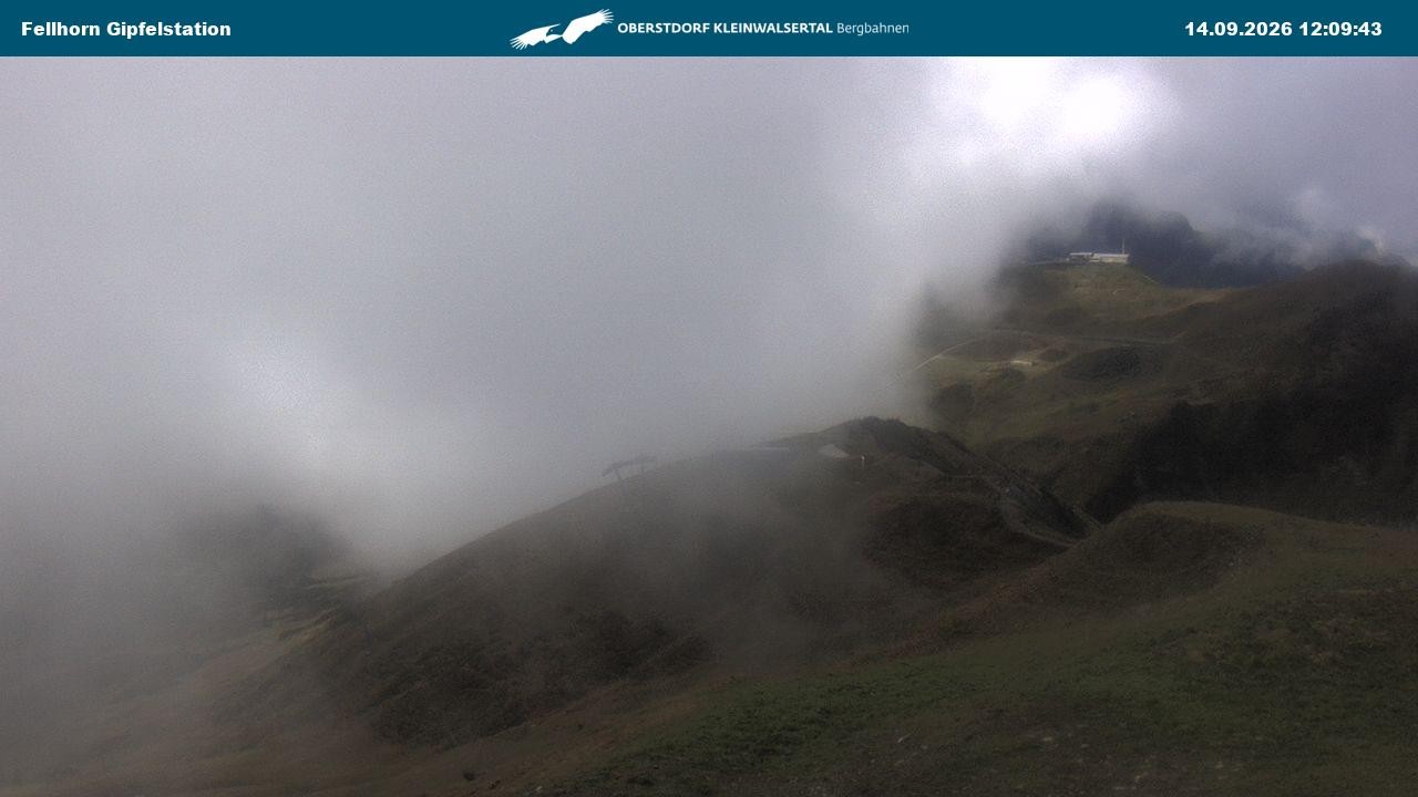 Archiv Foto Webcam Bergstation Fellhornbahn (1.967m)