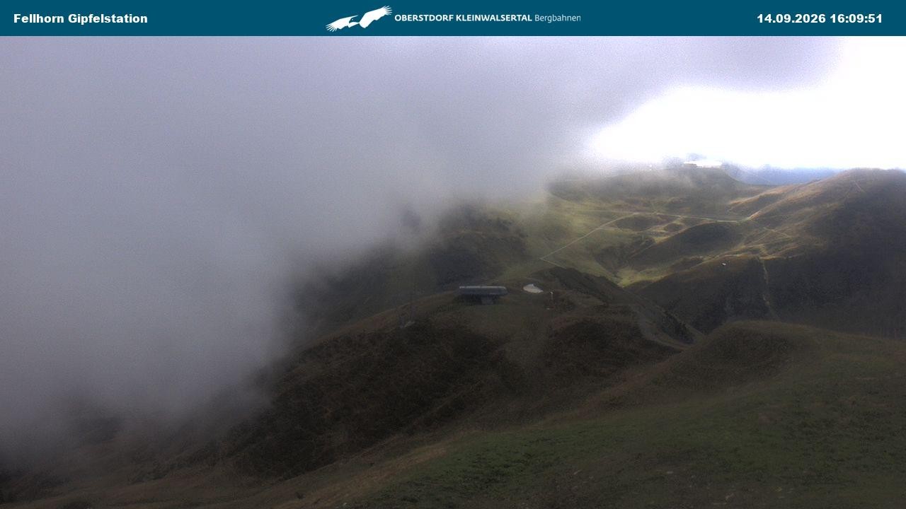 Archiv Foto Webcam Bergstation Fellhornbahn (1.967m)