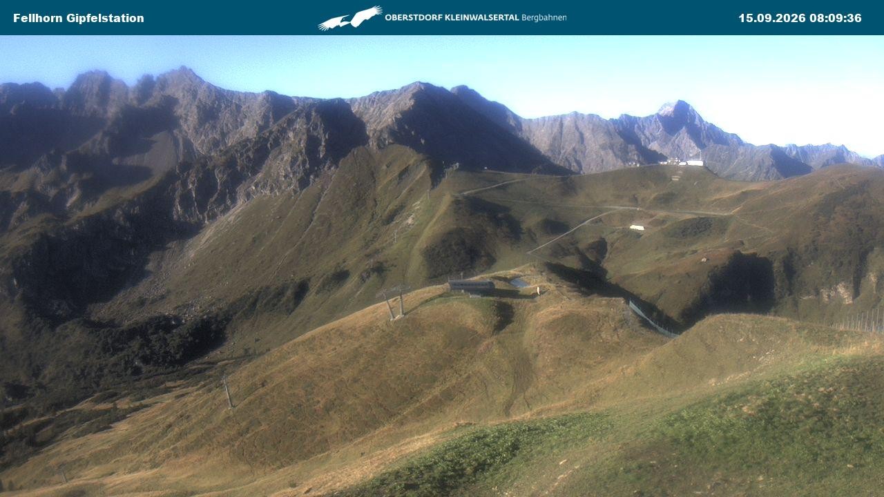 Archiv Foto Webcam Bergstation Fellhornbahn (1.967m)