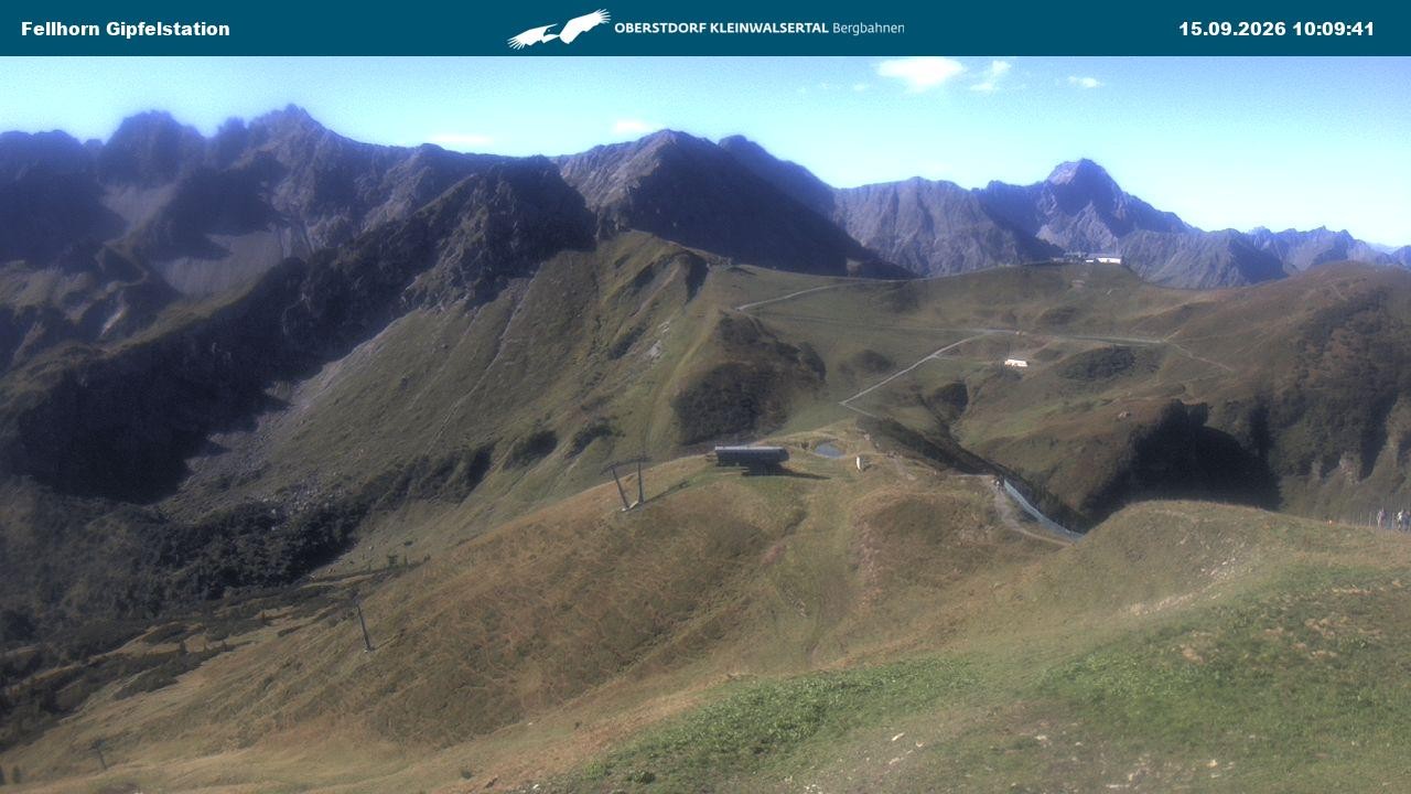 Archiv Foto Webcam Bergstation Fellhornbahn (1.967m)