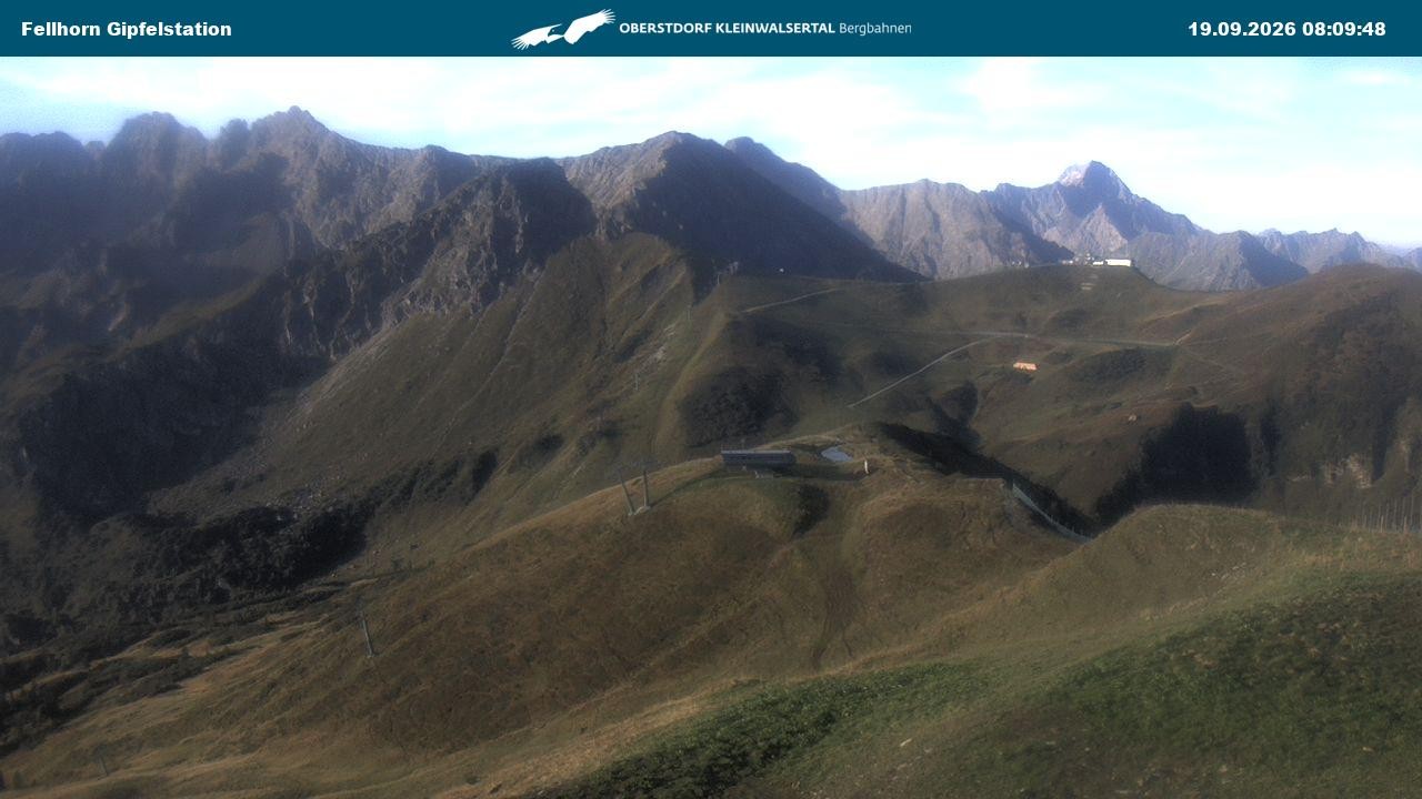 Archiv Foto Webcam Bergstation Fellhornbahn (1.967m)