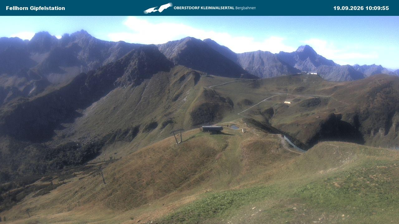 Archiv Foto Webcam Bergstation Fellhornbahn (1.967m)