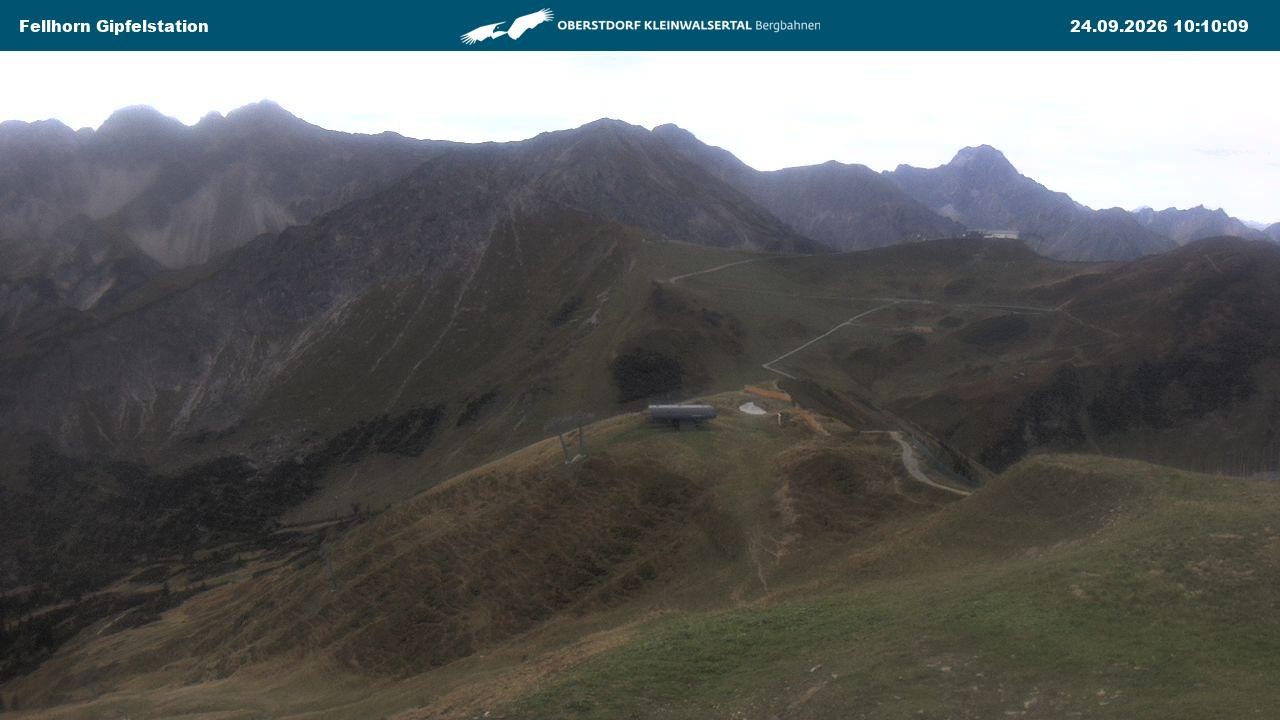 Archiv Foto Webcam Bergstation Fellhornbahn (1.967m)