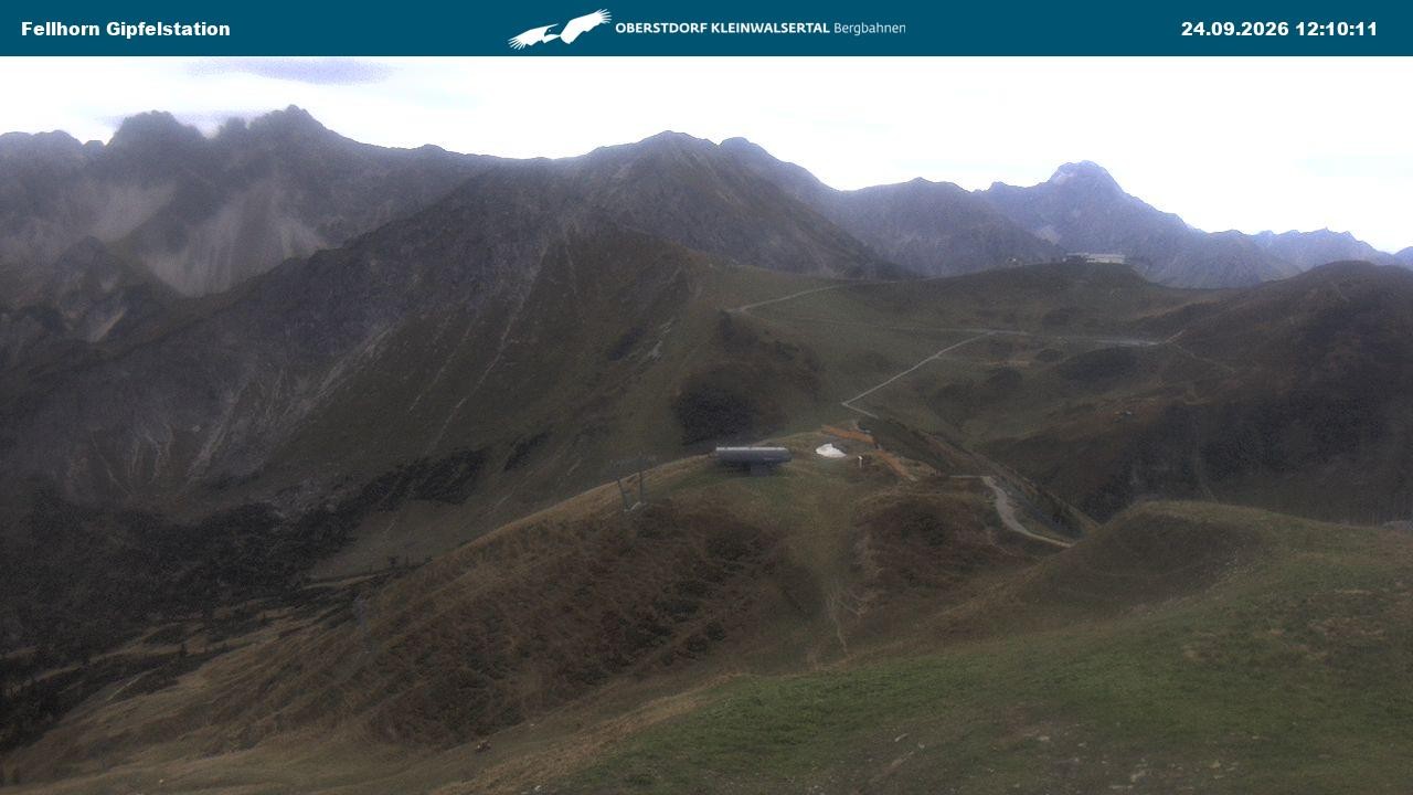 Archiv Foto Webcam Bergstation Fellhornbahn (1.967m)