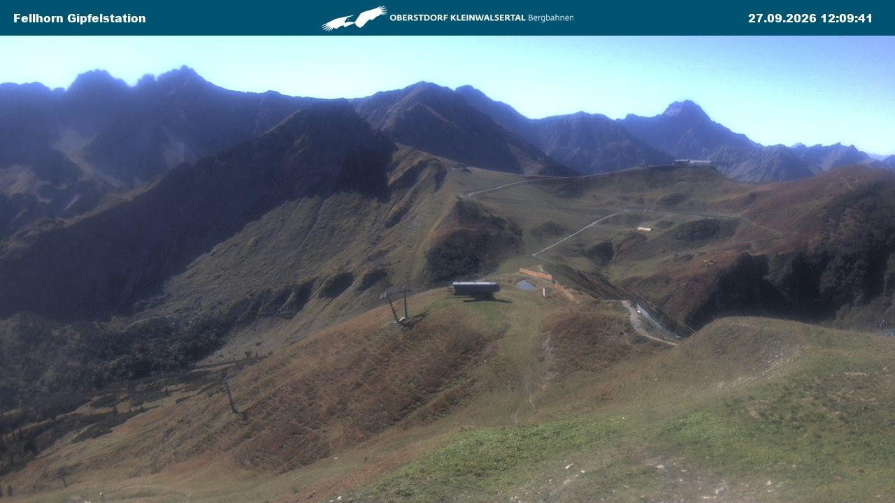 Archived image Webcam Fellhornbahn - Top Station (1.967m)