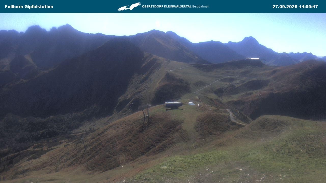 Archived image Webcam Fellhornbahn - Top Station (1.967m)