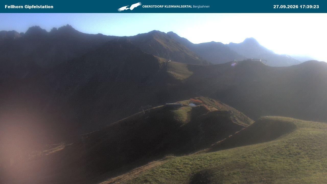 Archived image Webcam Fellhornbahn - Top Station (1.967m)