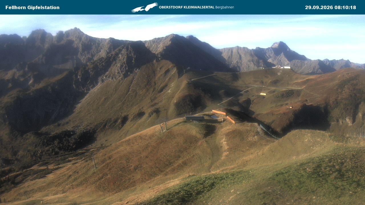 Archiv Foto Webcam Bergstation Fellhornbahn (1.967m)