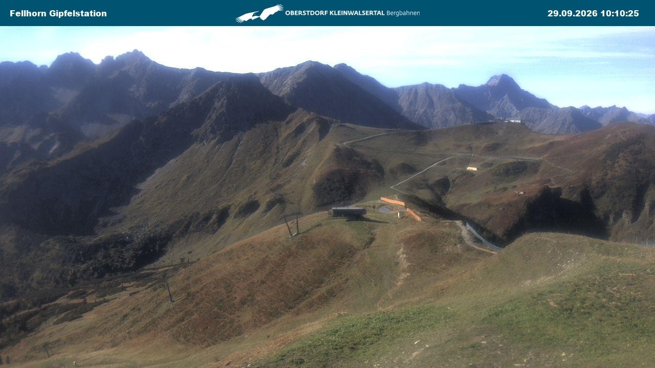 Archiv Foto Webcam Bergstation Fellhornbahn (1.967m)