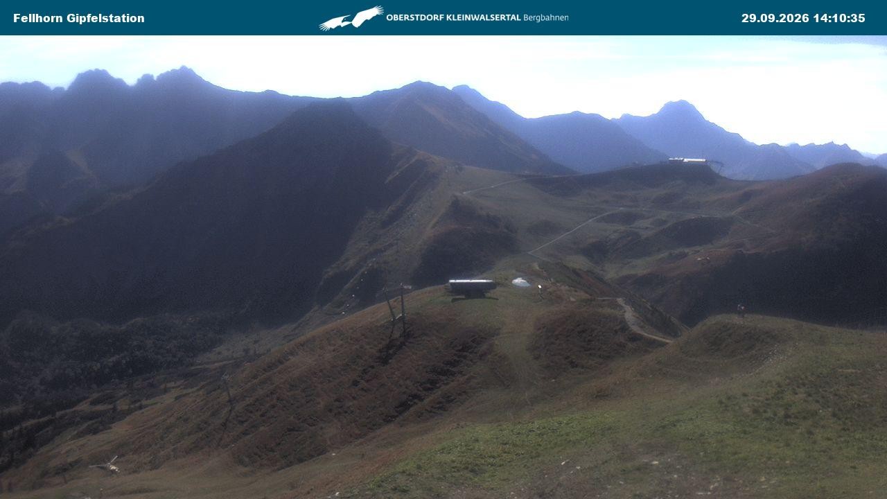 Archiv Foto Webcam Bergstation Fellhornbahn (1.967m)