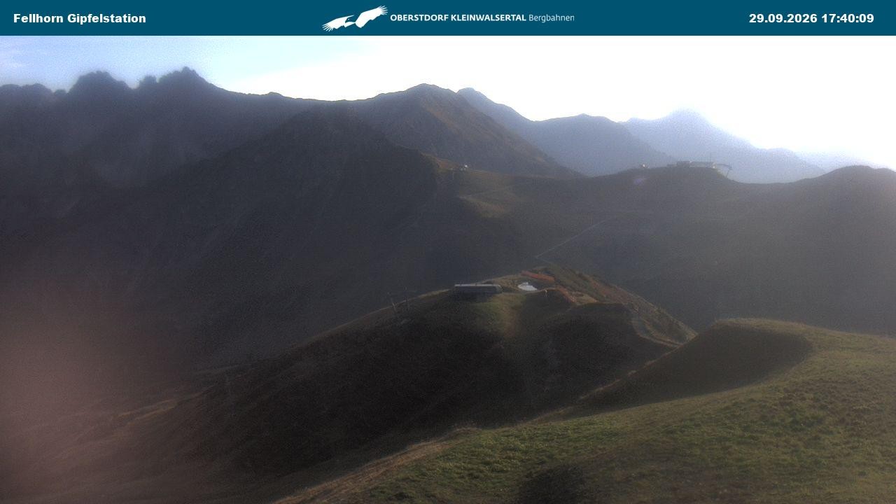 Archived image Webcam Fellhornbahn - Top Station (1.967m)