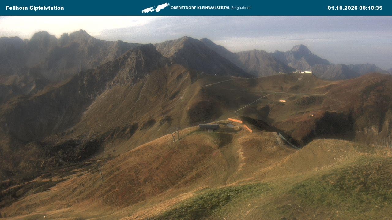 Archiv Foto Webcam Bergstation Fellhornbahn (1.967m)
