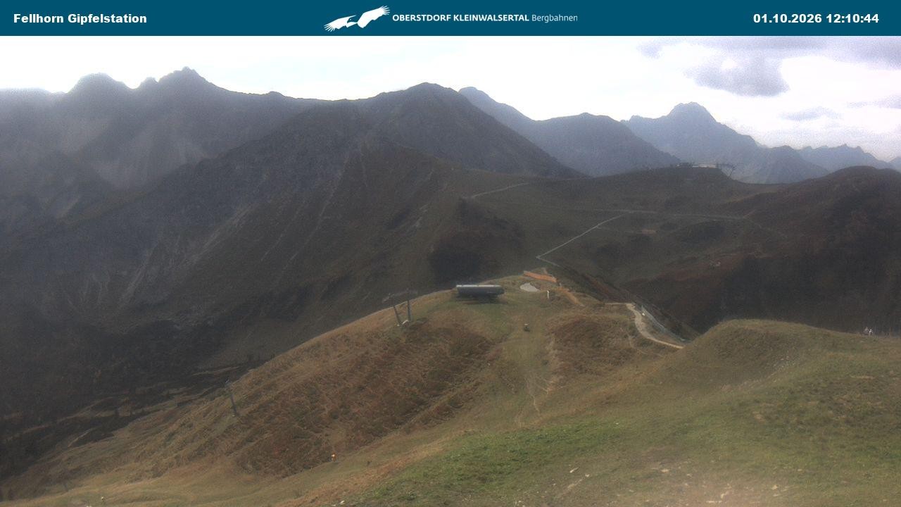 Archiv Foto Webcam Bergstation Fellhornbahn (1.967m)