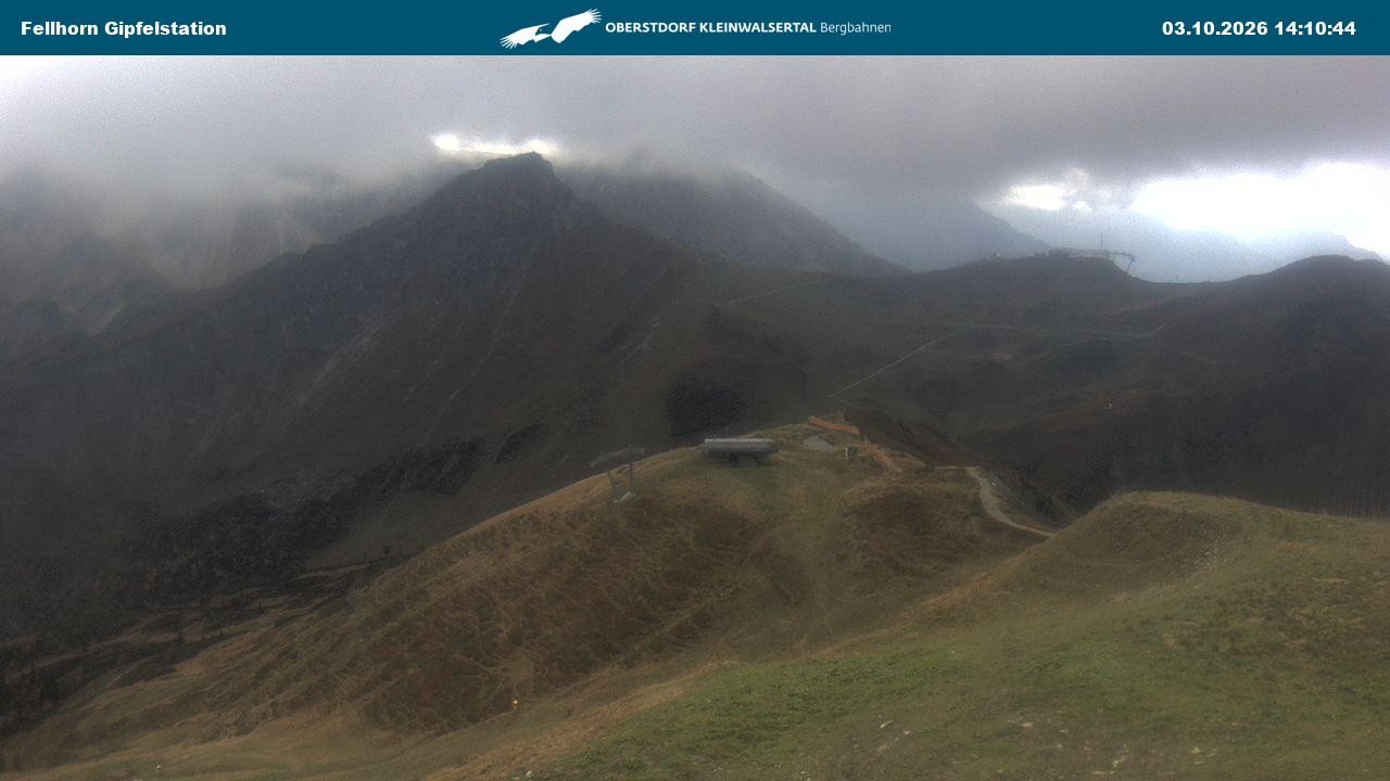 Archiv Foto Webcam Bergstation Fellhornbahn (1.967m)