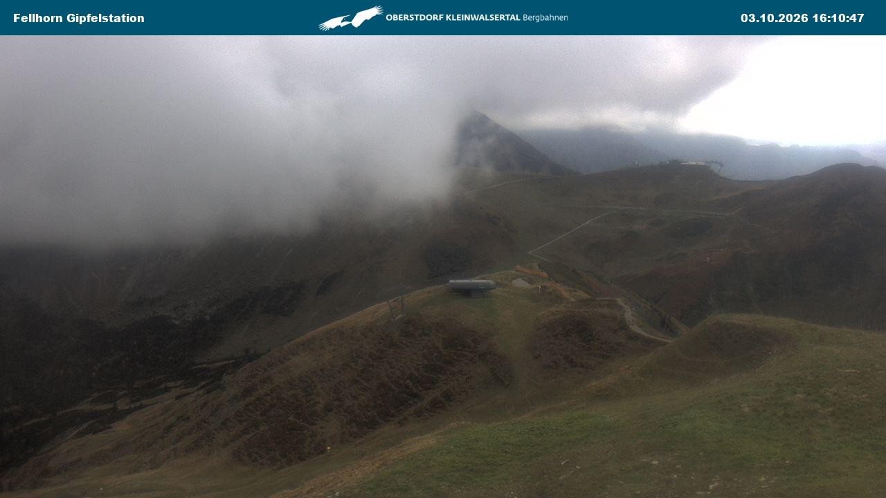 Archiv Foto Webcam Bergstation Fellhornbahn (1.967m)