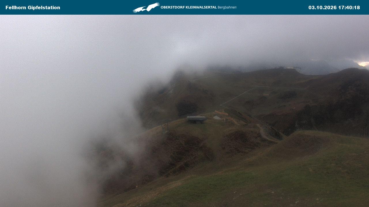 Archiv Foto Webcam Bergstation Fellhornbahn (1.967m)