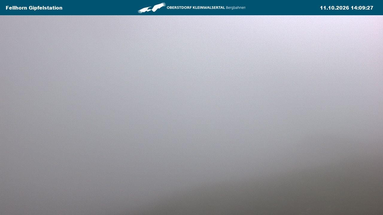 Archiv Foto Webcam Bergstation Fellhornbahn (1.967m)