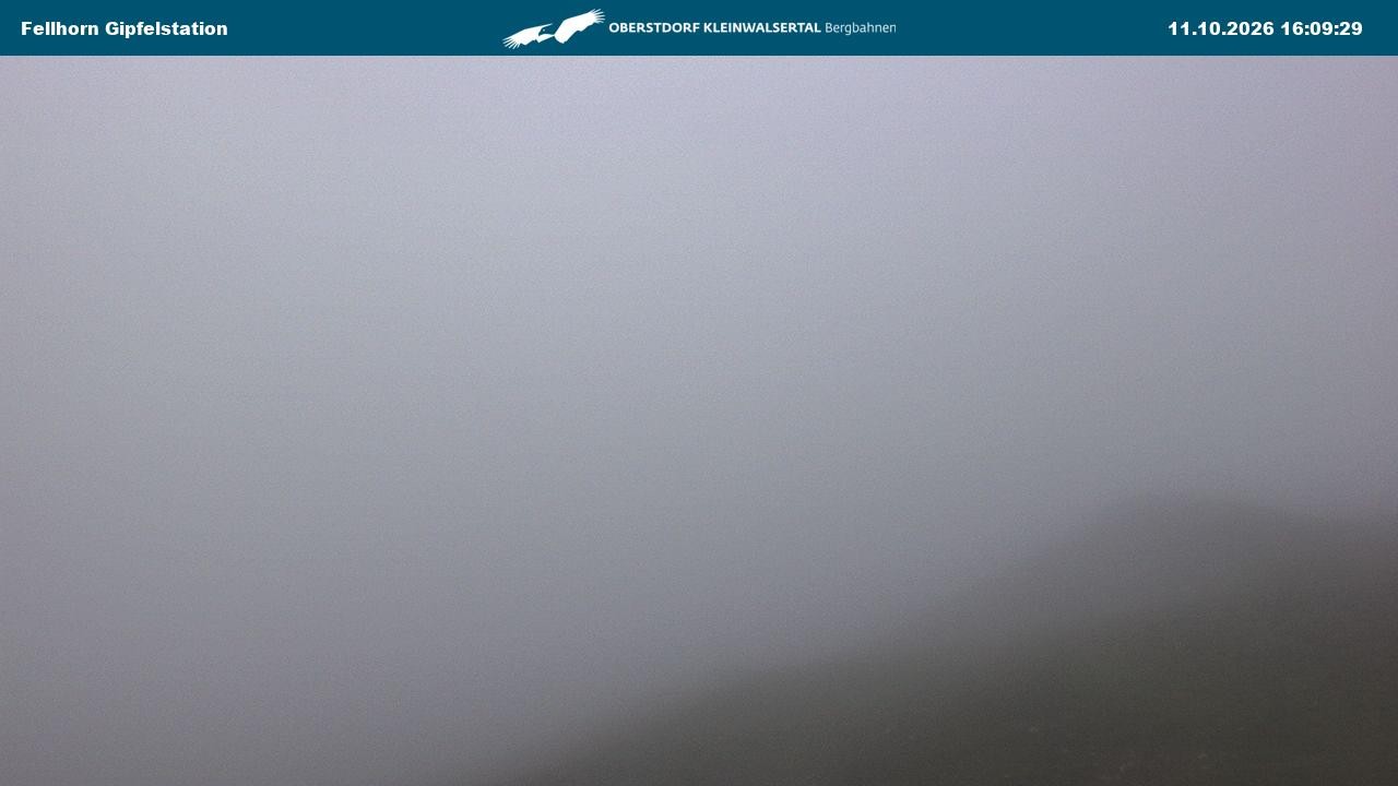 Archiv Foto Webcam Bergstation Fellhornbahn (1.967m)