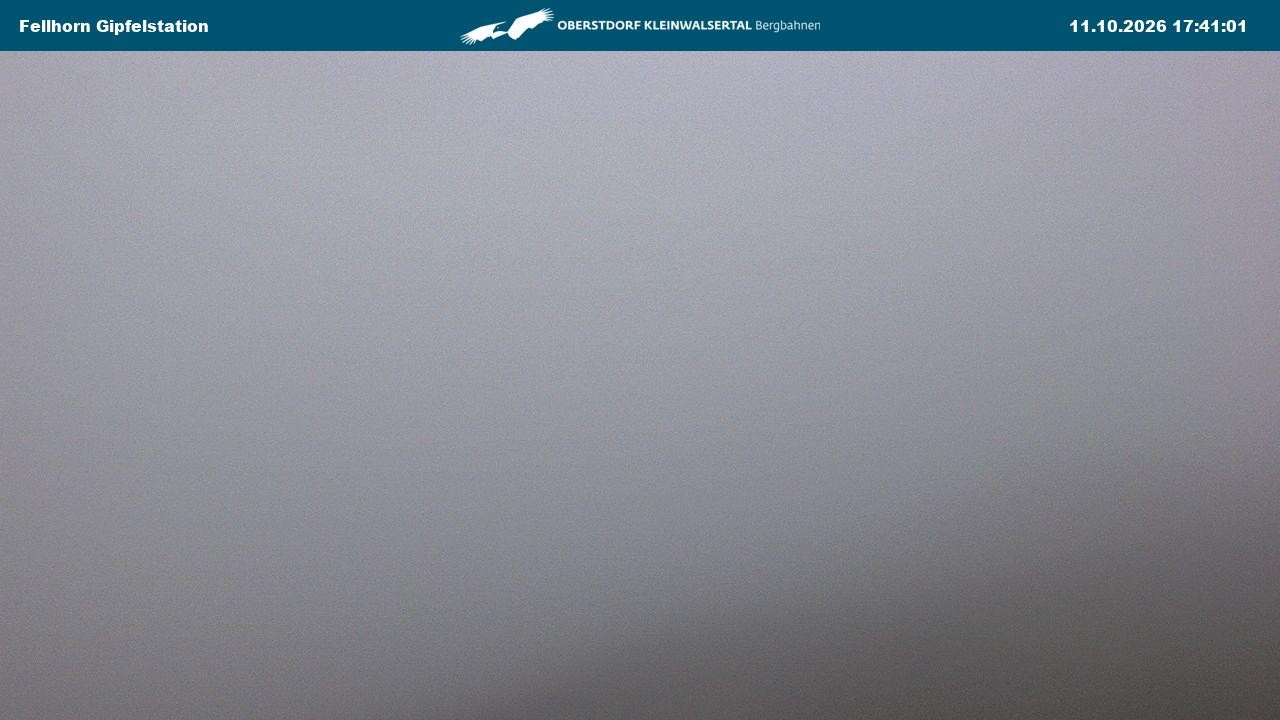 Archiv Foto Webcam Bergstation Fellhornbahn (1.967m)