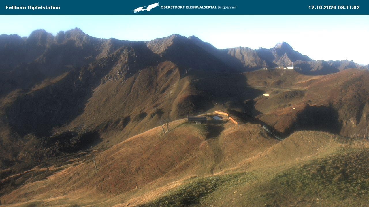 Archiv Foto Webcam Bergstation Fellhornbahn (1.967m)