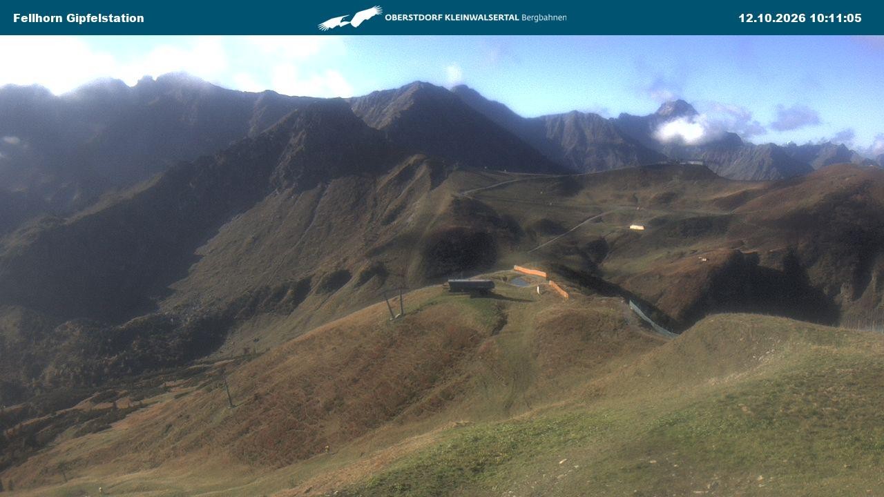 Archiv Foto Webcam Bergstation Fellhornbahn (1.967m)